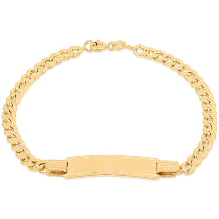 Bracciale in oro 18 Kt con targa 10546-300-830