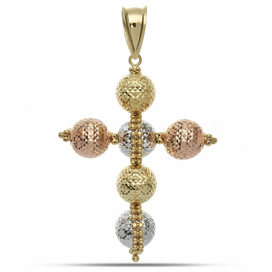 Ciondolo donna in oro 18 Kt Croce Milleluci 10689-750-112