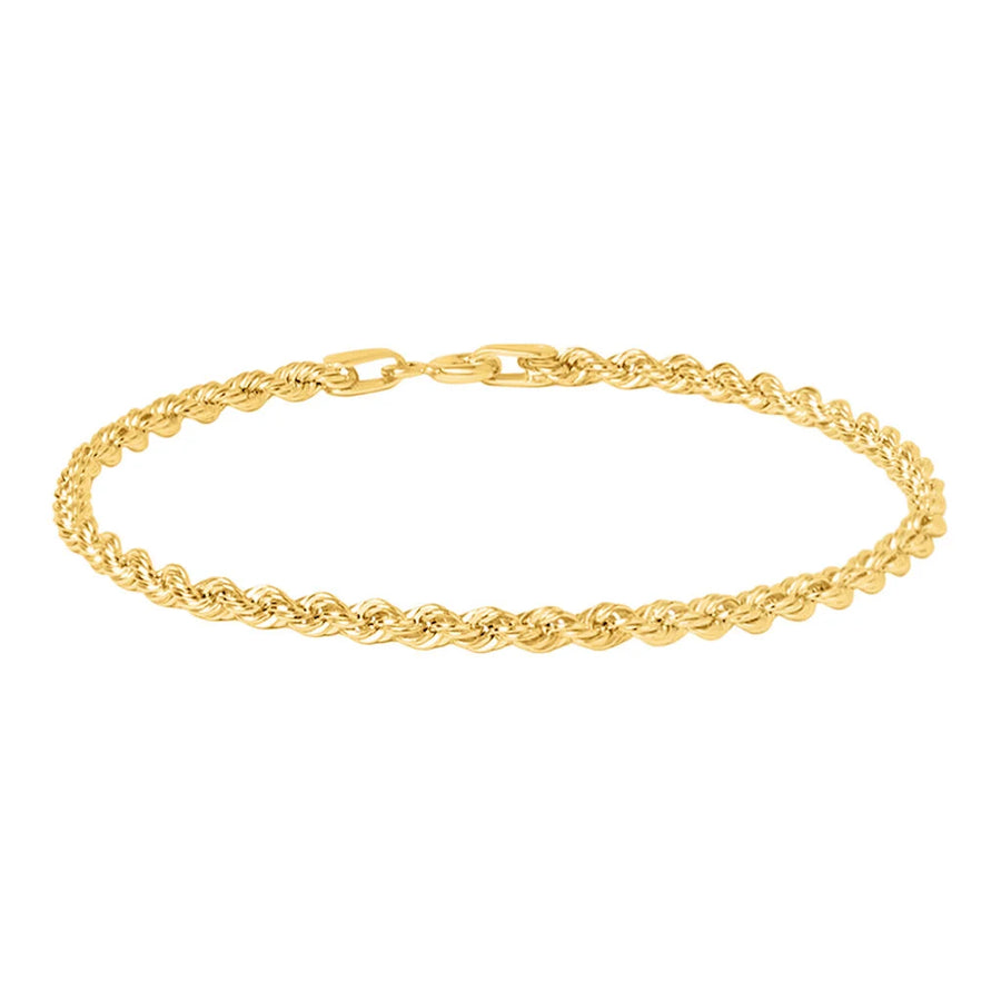 Bracciale uomo in oro giallo 18 Kt Corda 10874-600-070