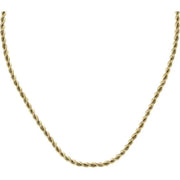 Collana uomo in oro giallo 18 Kt Corda 45 Cm 11037-550-200