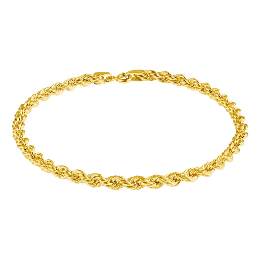 Bracciale uomo in oro giallo 18 Kt Corda 10991-350-130