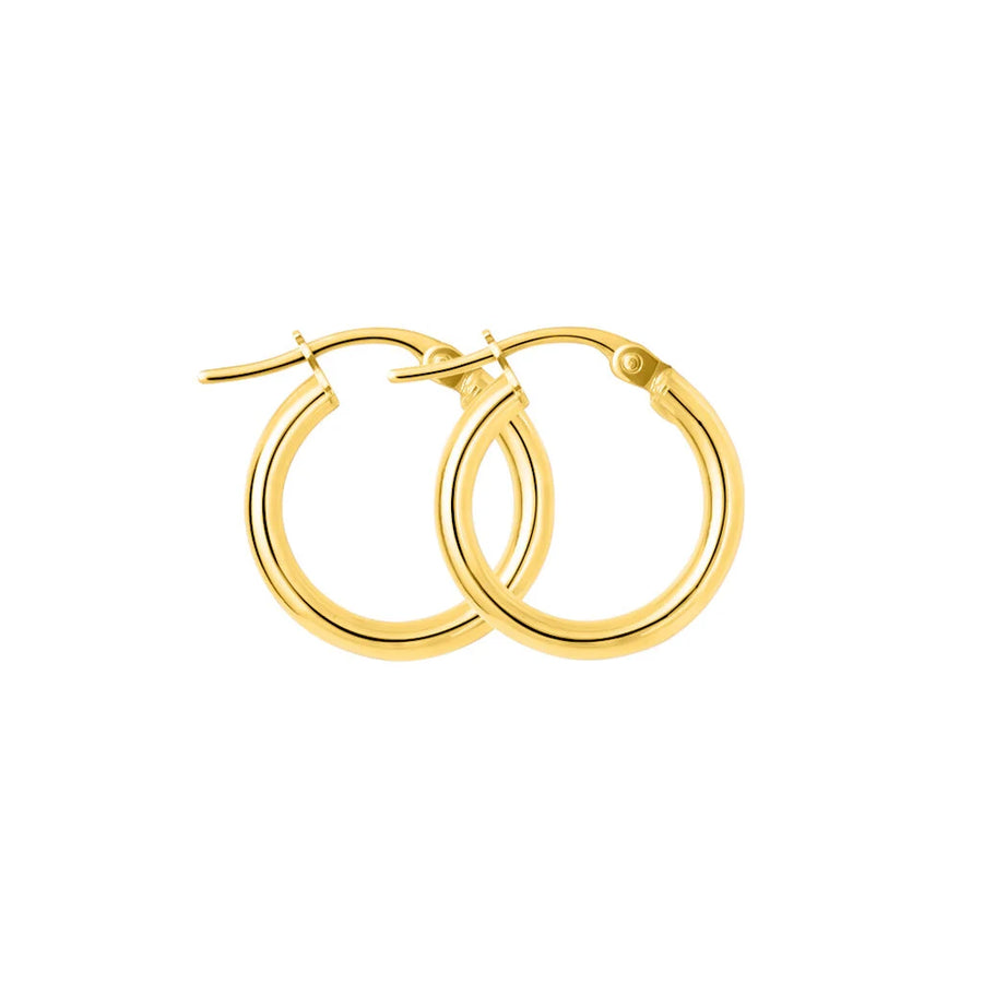 Orecchini in oro giallo 18 Kt Cerchio Ø 1.5 T2 10822-250-110