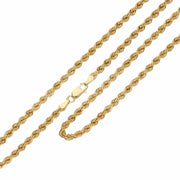 Collana uomo in oro giallo 18 Kt Corda 45 Cm 11037-550-200