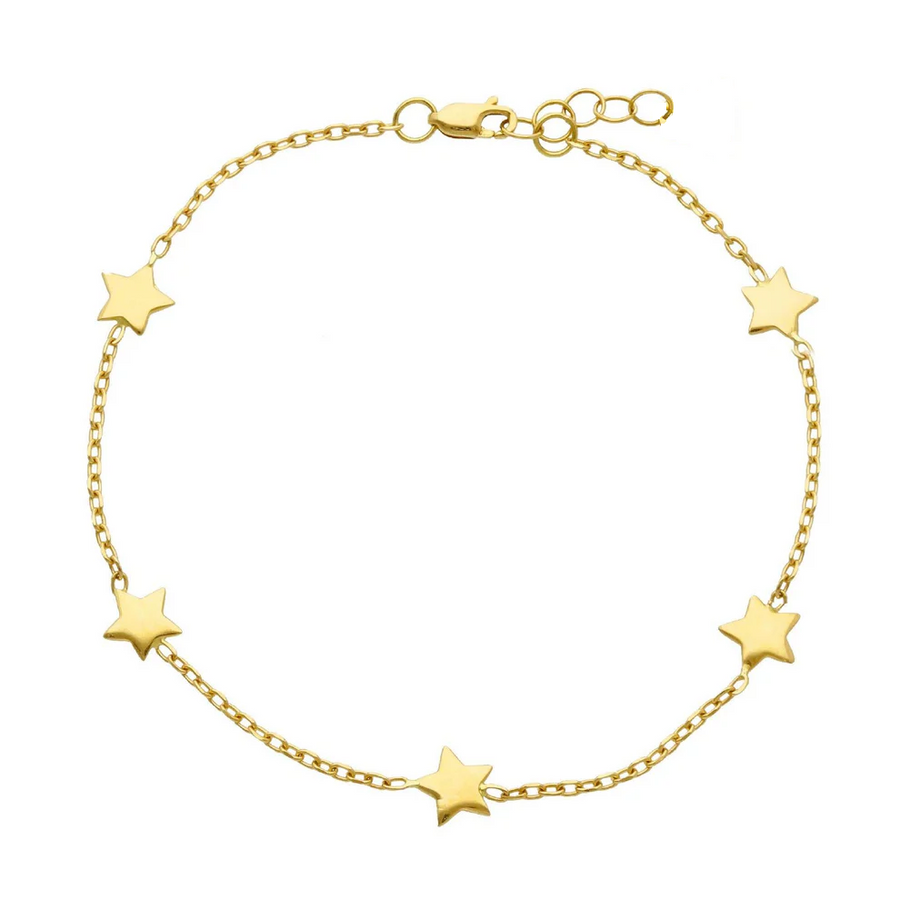 Bracciale in oro giallo 18 Kt Stelle 10973-650-160