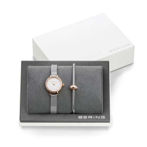 Orologio con Bracciale donna Bering CLASSIC 11022-064-LOVELY-2-GWP170