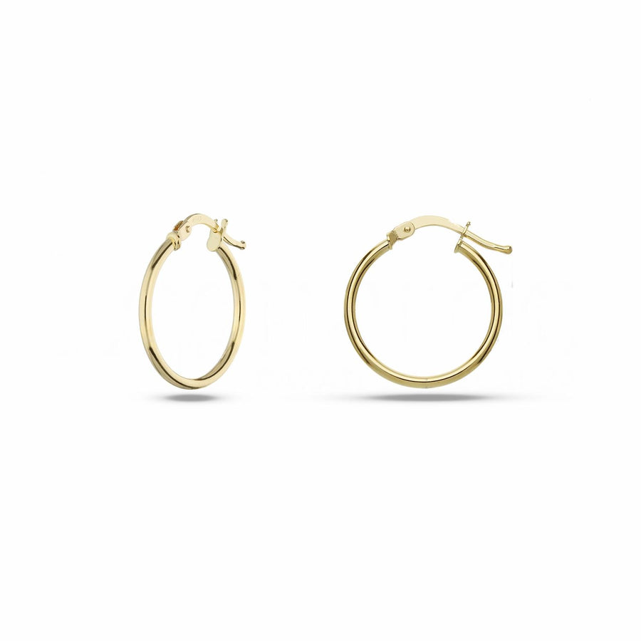Orecchini donna in oro giallo 18 Kt Cerchio Ø 1.5 11033-410-095