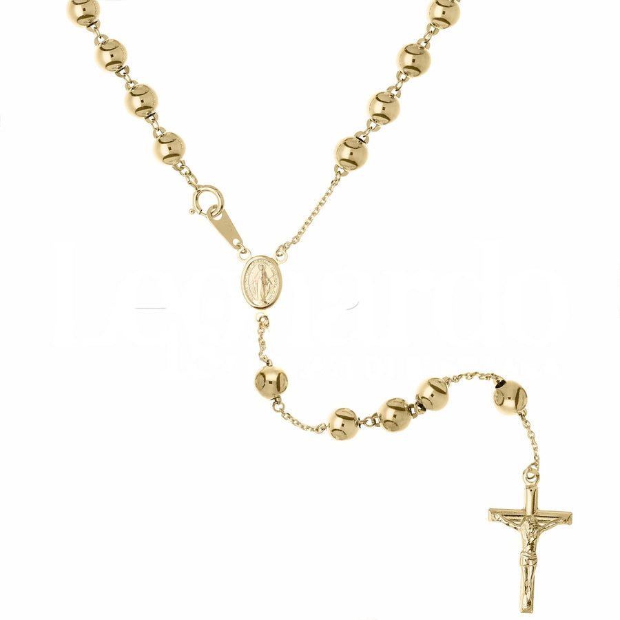 Collana uomo in oro giallo 18 Kt Rosario 60 Cm 11061-550-900