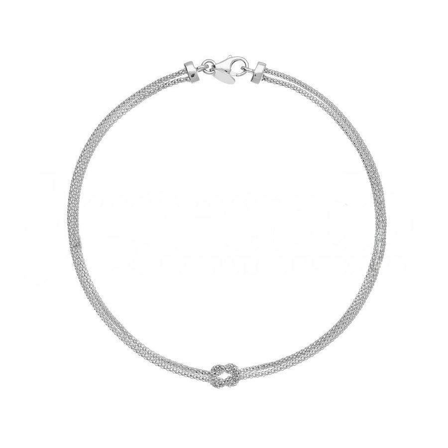 Bracciale unisex in oro bianco 18 Kt Nodo 11079-600-280