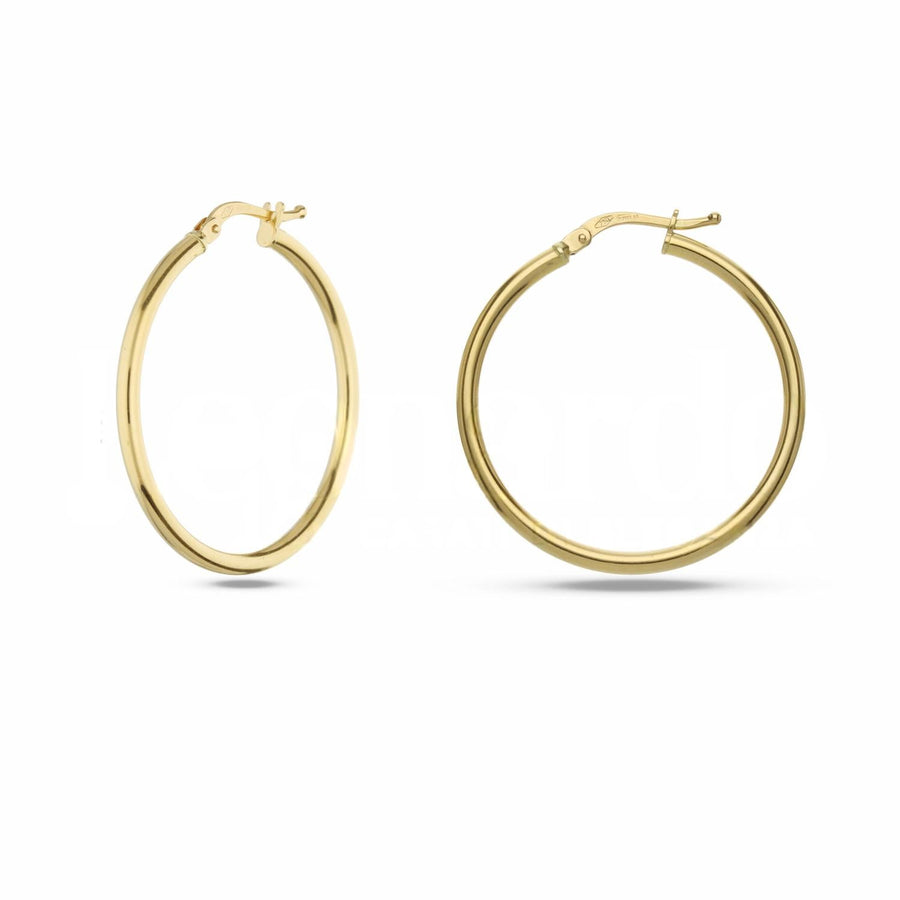 Orecchini in oro giallo 18 Kt Cerchio Ø 2.5 T2 11087-400-210