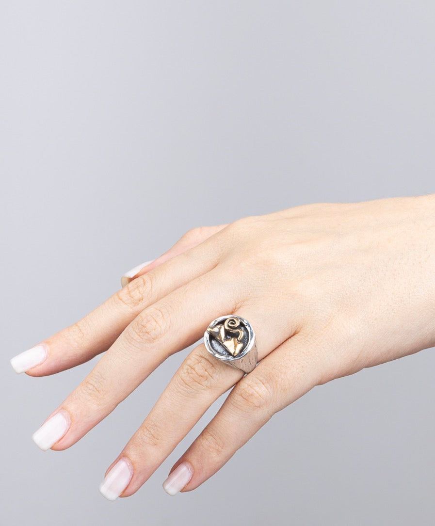 Anello donna Eres in Argento 925 Vesuvio Fumante AN033-0571