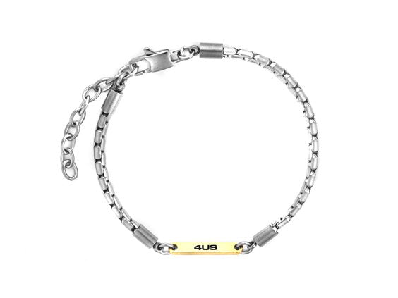 Bracciale uomo 4Us Cesare Paciotti in acciaio 4UBR7981