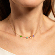 Collana donna Rue des Mille in argento 925 5 stelle GR-023 STE AU