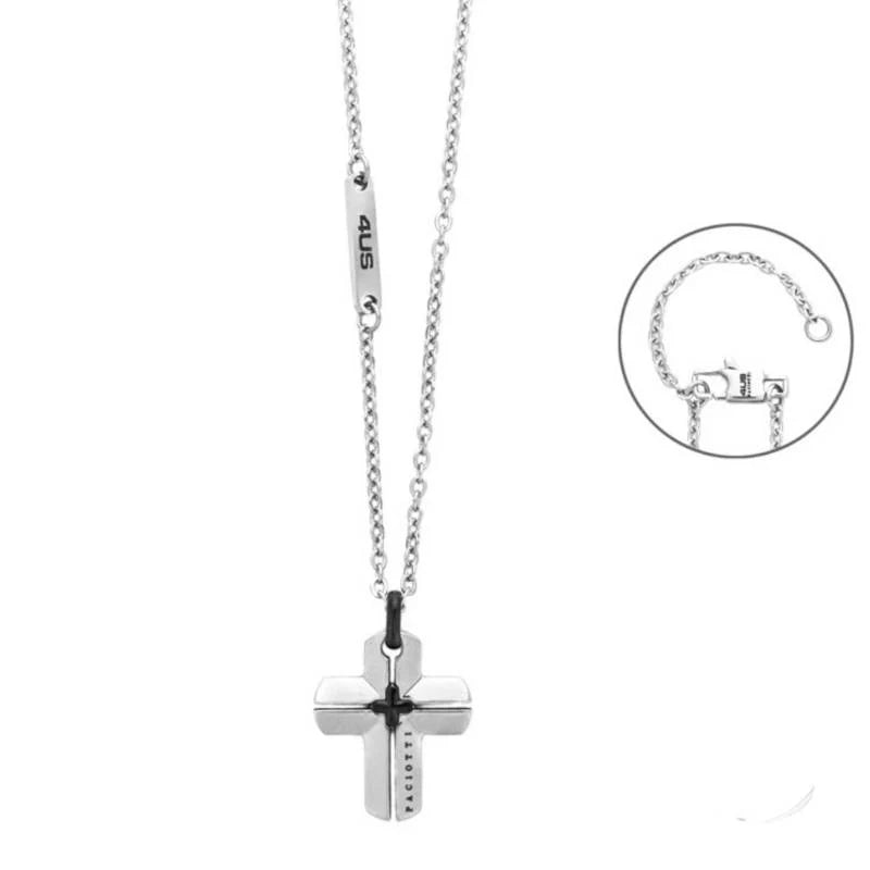 Collana uomo 4Us Cesare Paciotti in acciaio 4UCL8427