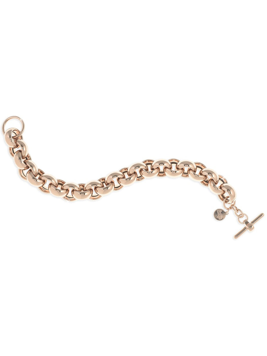 Bracciale donna Unoaerre Rolò dorato rosa 1045