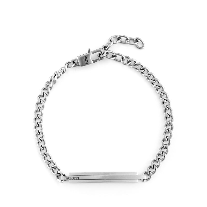Bracciale uomo 4US Cesare Paciotti STEEL TARGHETTA 4UBR6150