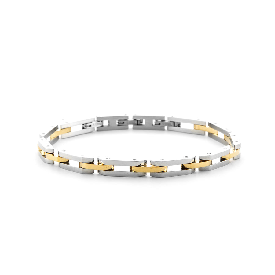 Bracciale uomo 4US Cesare Paciotti STEEL/PVD ORO 4UBR6168