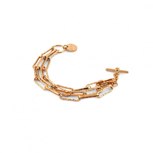 Bracciale donna UNOAERRE in bronzo dorato rosa 1648