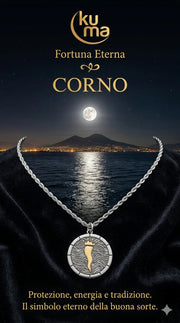 Collana donna Acciaio KUMA 200040-Corno