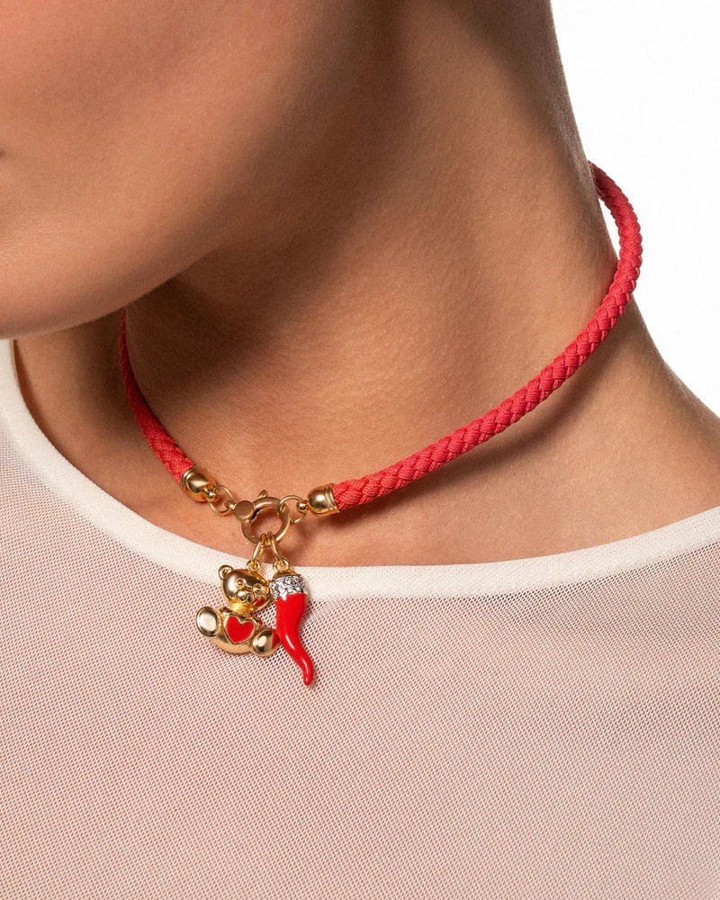 Collana donna Rue des Mille Bold Cord CB-LGR TS6