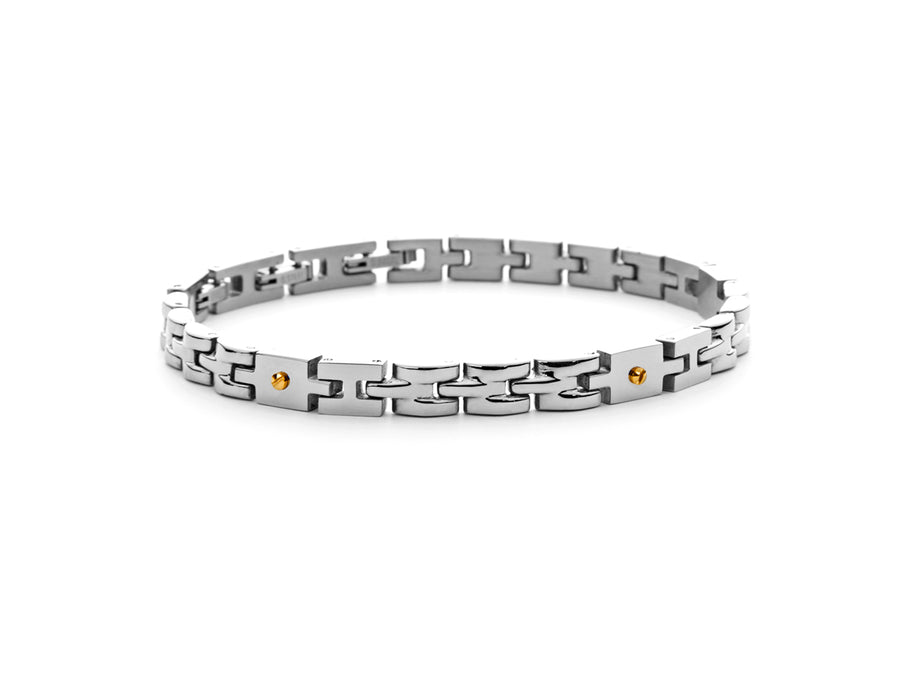 Bracciale uomo 4US Cesare Paciotti STEEL/ORO 4UBR6033