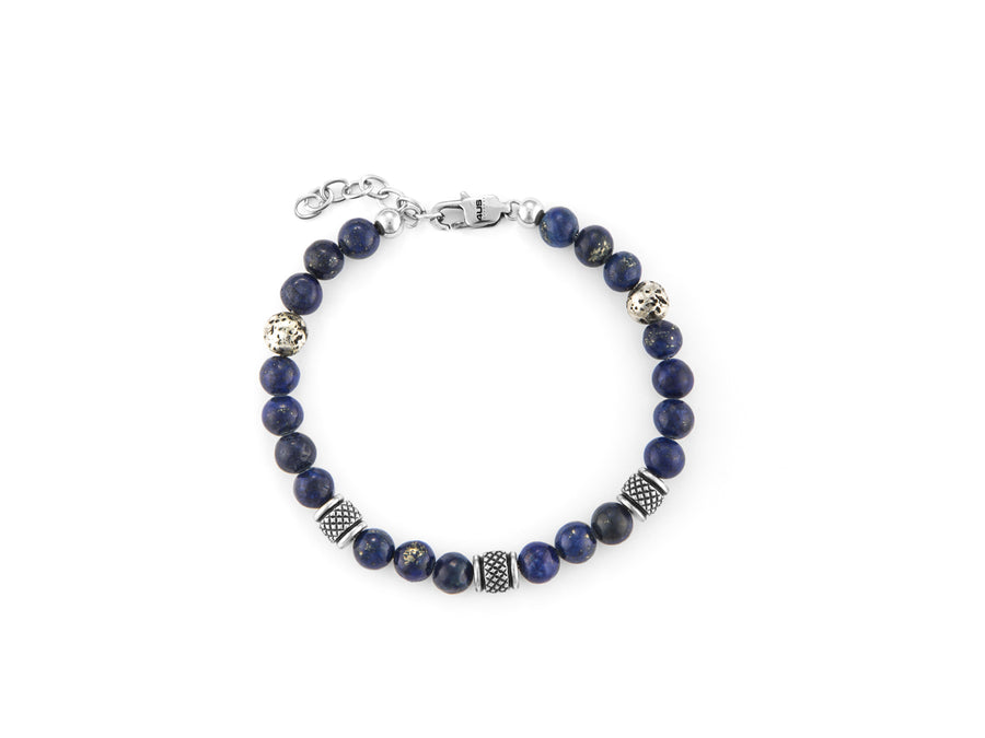 Bracciale uomo 4US Cesare Paciotti PALLINATO BLU 4UBR6240