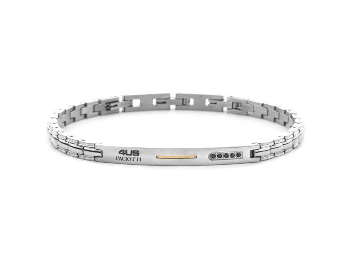Bracciale uomo 4Us Cesare Paciotti in acciaio 4UBR8290
