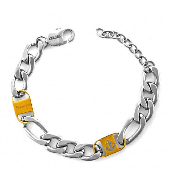 Bracciale uomo 4Us Cesare Paciotti in acciaio 4UBR5971