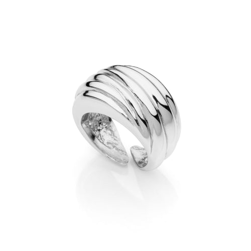 Anello donna UNOAERRE a fascia argentato 2399