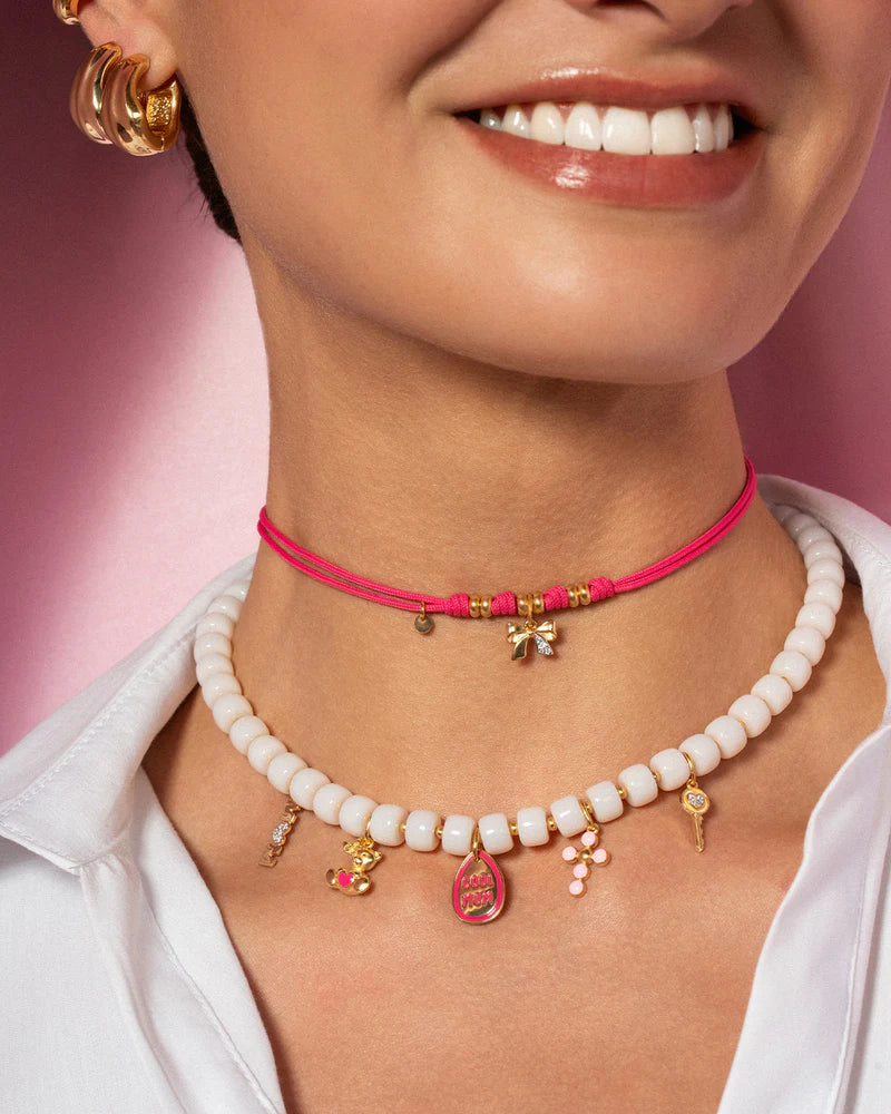 Girocollo donna Rue des Mille Charm Bar CB-LGR 16 C12