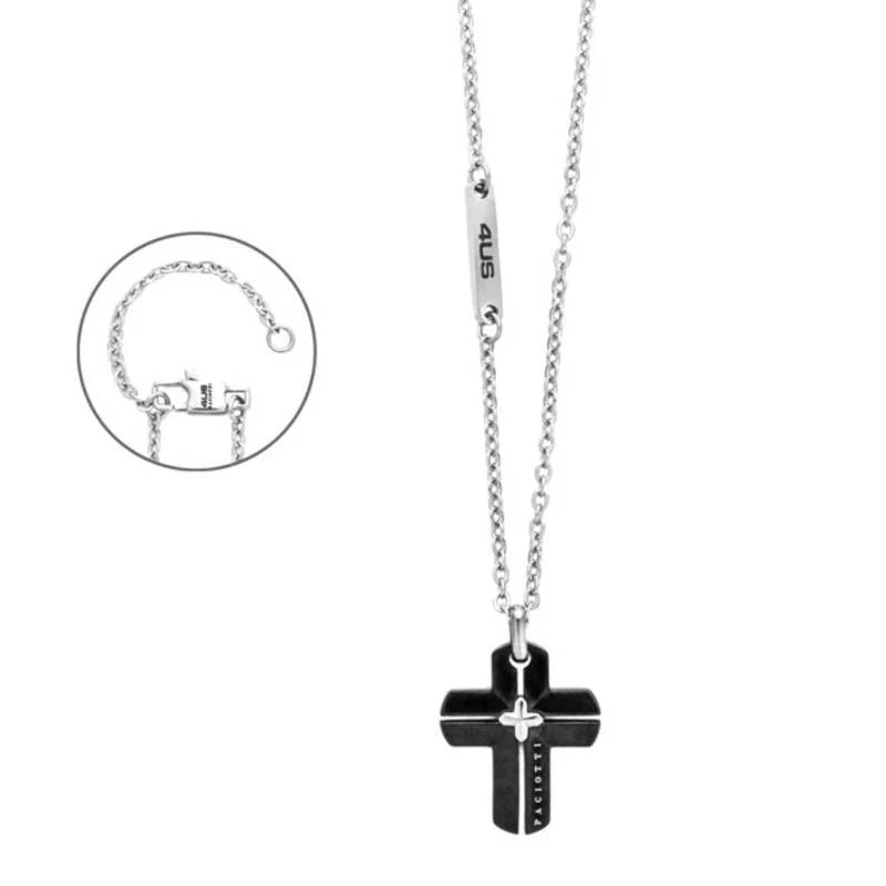 Collana uomo 4Us Cesare Paciotti in acciaio 4UCL8428