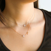 Collana donna Rue des Mille in argento con stella pavè e mini castone GRZ-018 M1 STE AU