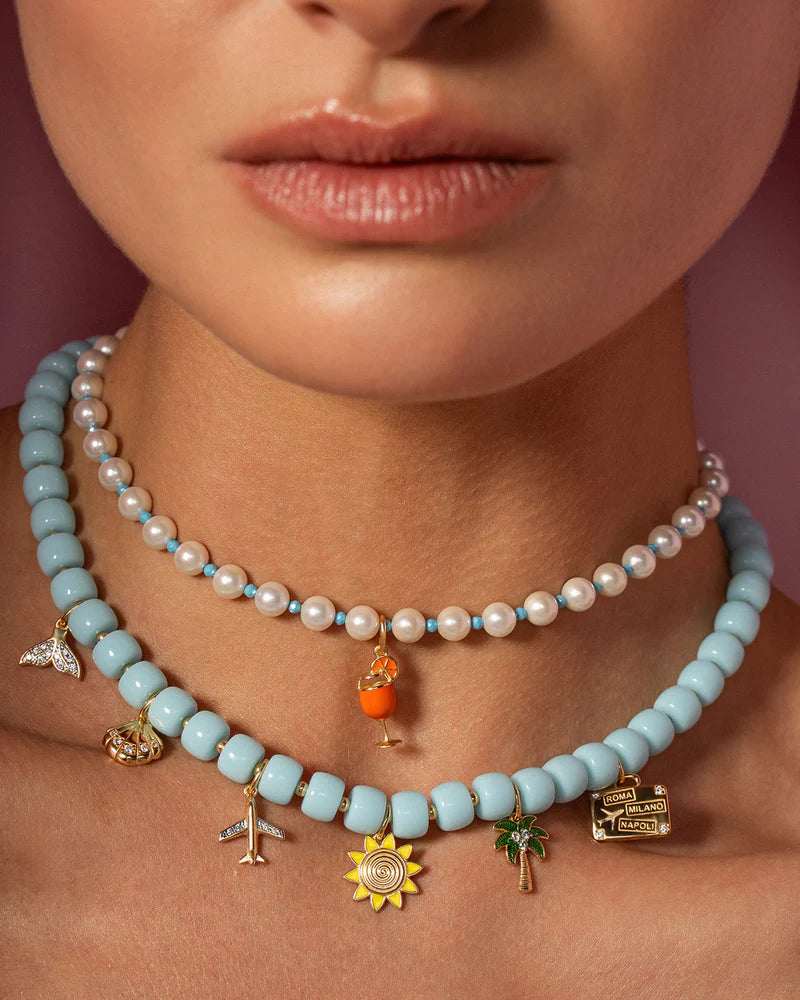 Ciondolo Rue des Mille in lega RDM Charm Bar CB-LCN 113