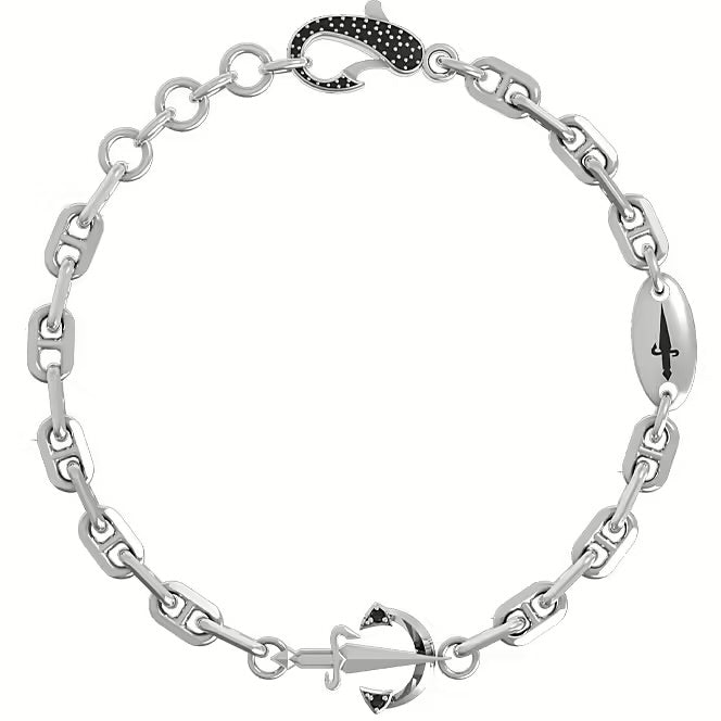 Bracciale uomo Cesare Paciotti in argento 925 JPBR5067B