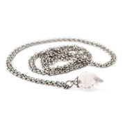 Collana d'Argento Trollbeads con Quarzo Rosa