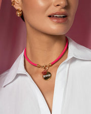 Collana donna Rue des Mille Bold Cord CB-LGR TS6