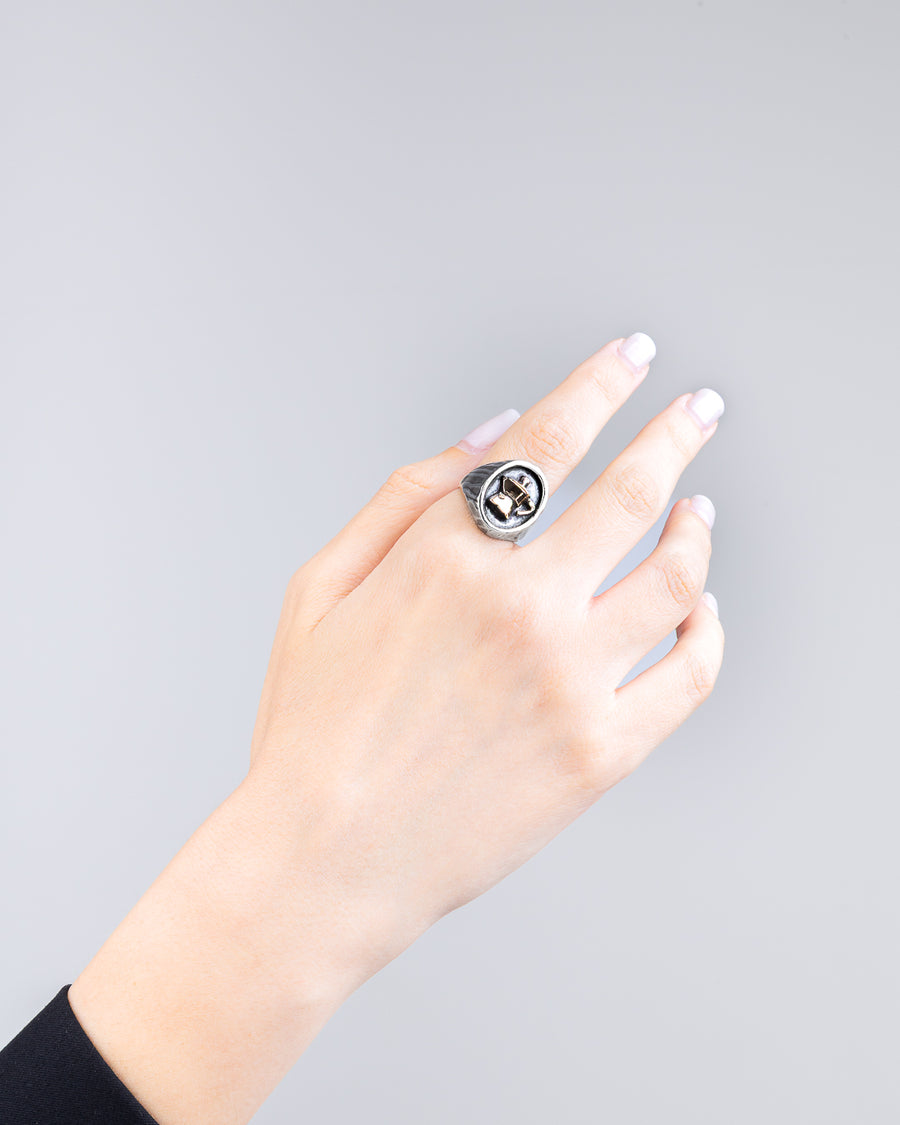 Anello donna Eres Chevalier Ovale Moka AN054-0923