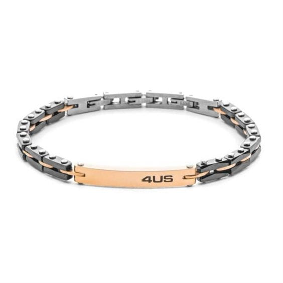 Bracciale uomo 4Us Cesare Paciotti in acciaio 4UBR8482