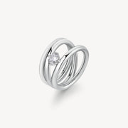 Anello donna Brosway RIBBON in acciaio 316L BBN45