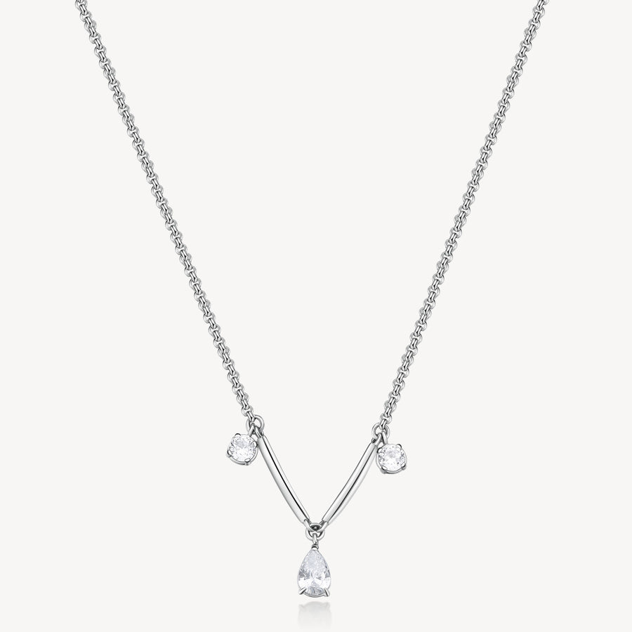 Collana donna Brosway AFFINITY in acciaio con zirconi BFF178