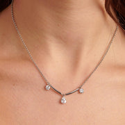 Collana donna Brosway AFFINITY in acciaio con zirconi BFF178
