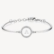 Bracciale donna Brosway in acciaio Chakra lettera A BHK124