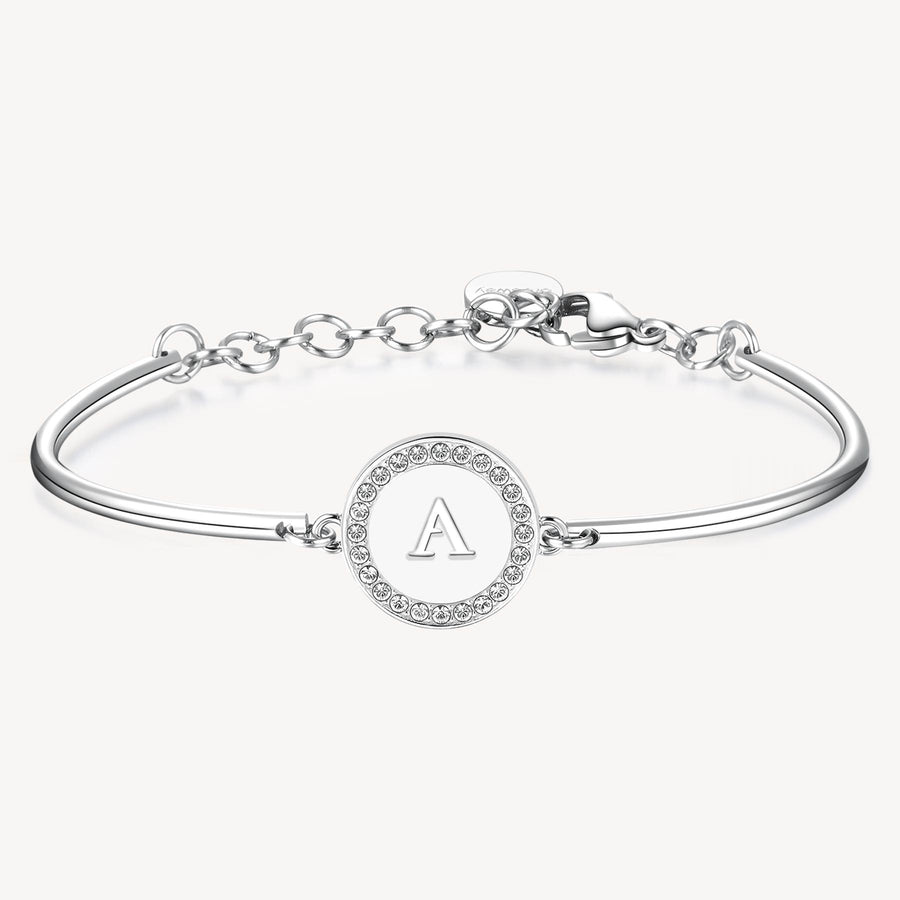 Bracciale donna Brosway in acciaio Chakra lettera A BHK124