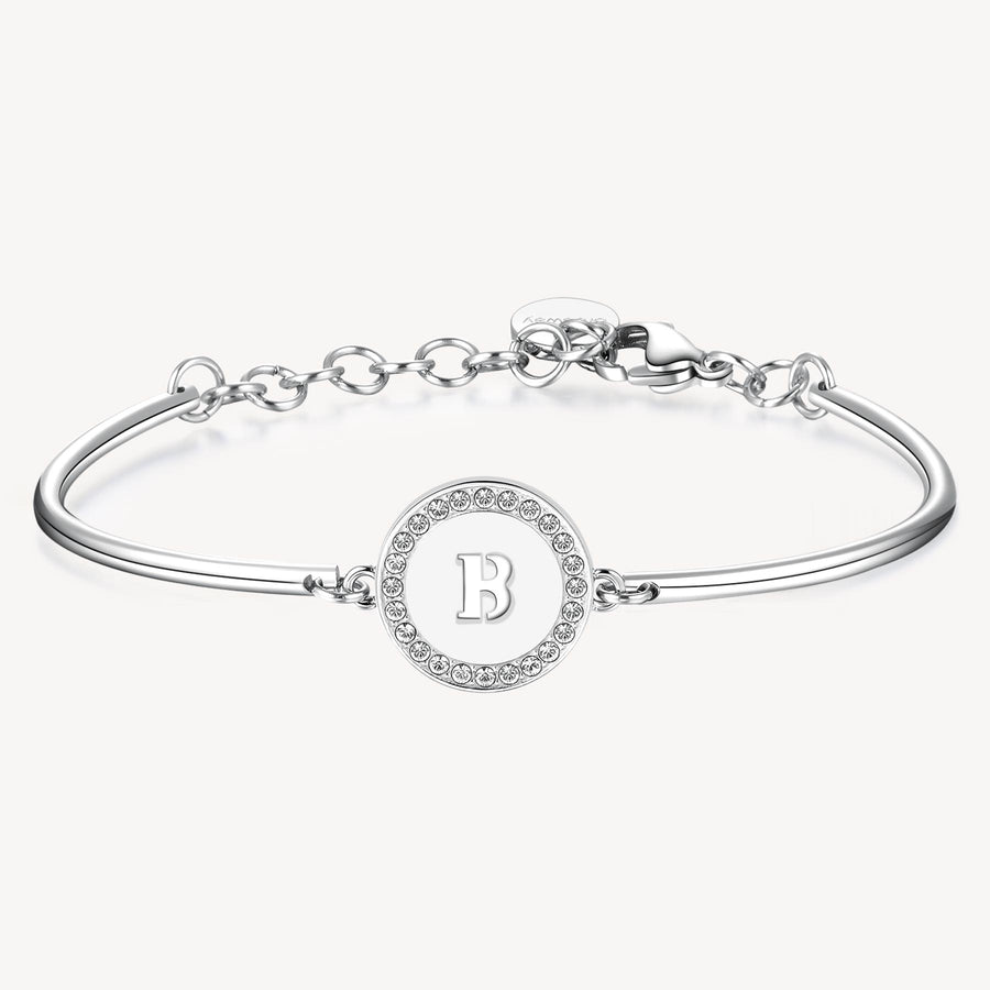 Bracciale donna Brosway CHAKRA lettera B in acciaio 316L BHK125