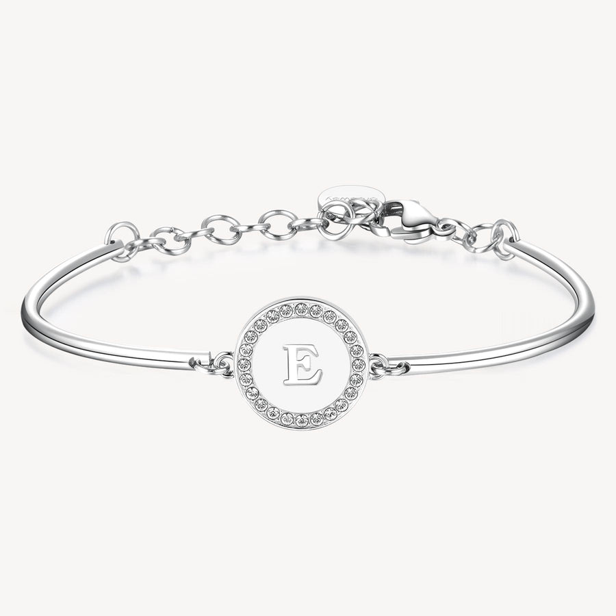 Bracciale donna Brosway CHAKRA Lettera E in acciaio 316L BHK128