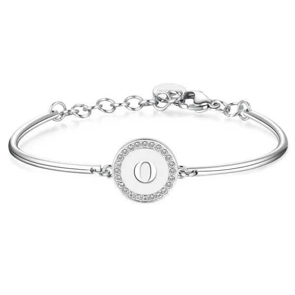 Bracciale donna Brosway Chakra in acciaio Lettera O BHK138