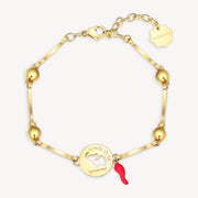 Bracciale donna Brosway CHAKRA Portafortuna in acciaio 316L BHKB044