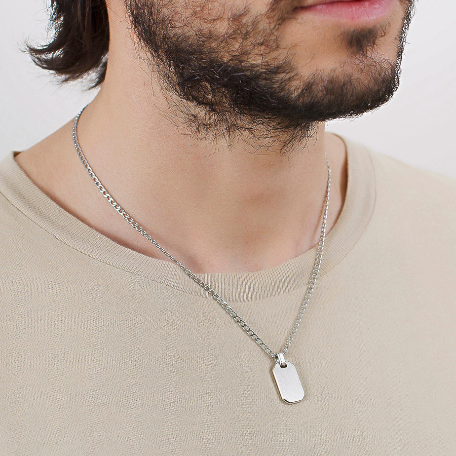 Collana uomo Brosway INK in acciaio 316L BIK01