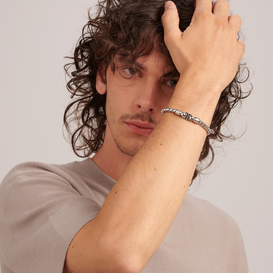 Bracciale uomo Brosway KNOCKER in acciaio 316L BKC18