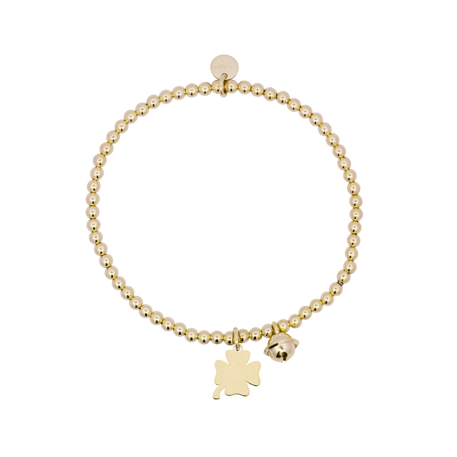 Bracciale donna Rue des Mille in argento 925 elastico con quadrifoglio BR-ELAP MC QUAD