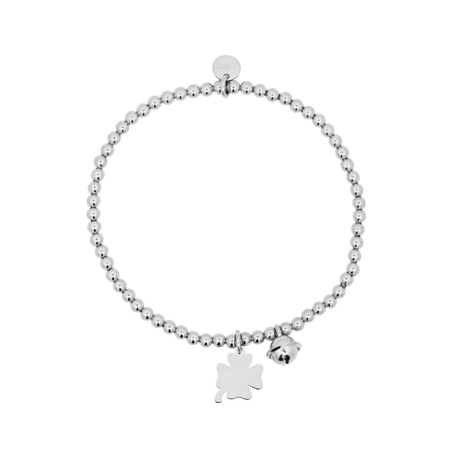 Bracciale donna Rue des Mille in argento 925 elastico con quadrifoglio BR-ELAP MC QUAD